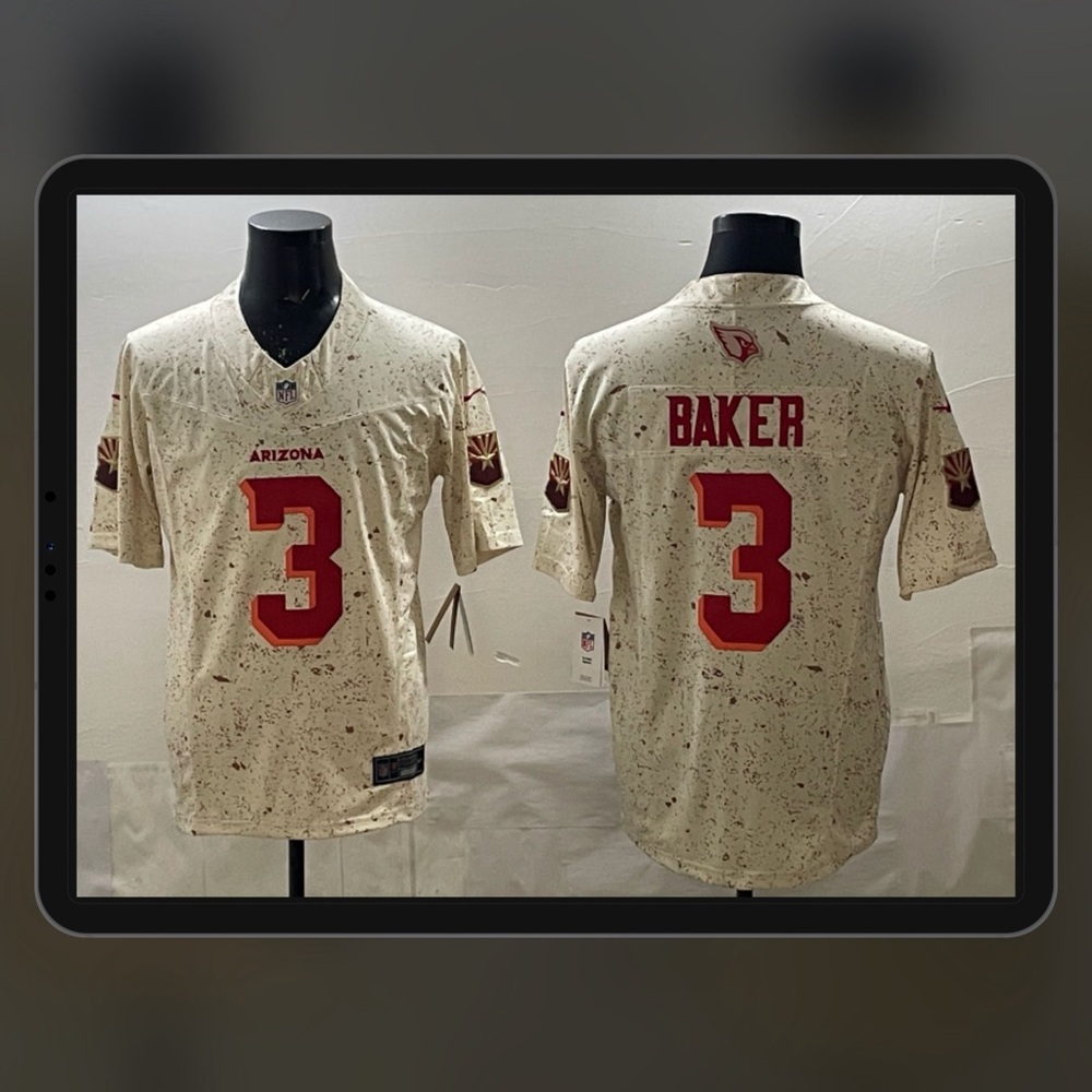 Men‘s NFL Arizona Cardinals Budda Baker 2025 Rivalry Collection F.U.S.E Jersey
